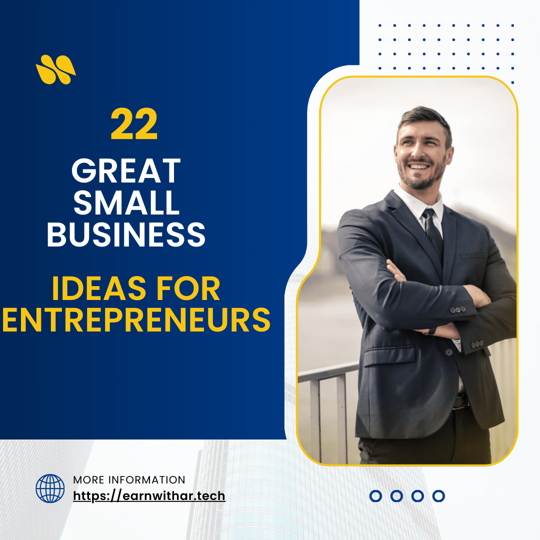 26 Great small Business Ideas for Entrepreneurs